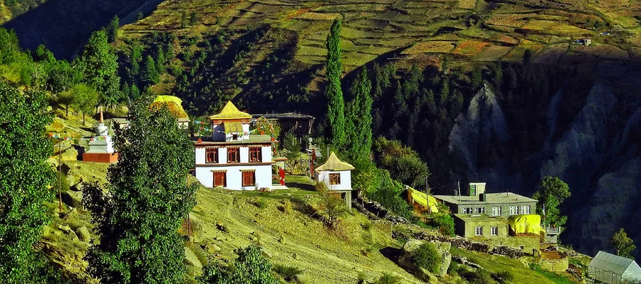 Guru Ghantal Buddhist Monastery in Himachal Pradesh, India