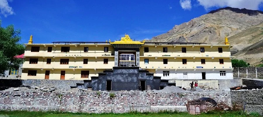 Kungri Buddhist Monastery in Himachal Pradesh, India