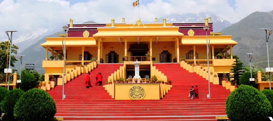 Namgyal Buddhist Monastery in Himachal Pradesh, India