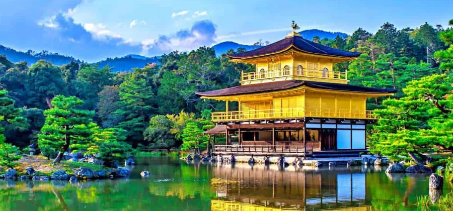 Kinkakuji Temple Golden Pavilion Kyoto Japan